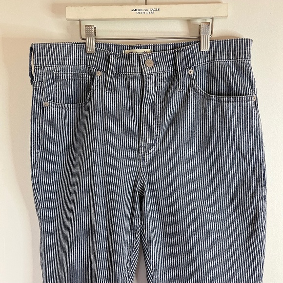 9" Mid-Rise Skinny Jeans in Piper Stripe | Size 30 - Picture 7 of 12